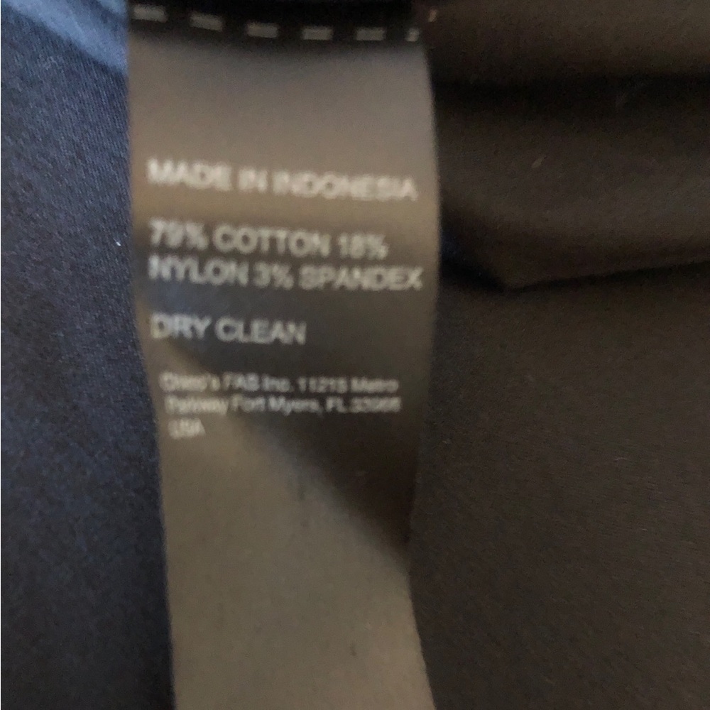 NWT Chico’s Black Label Poplin Top - Picture 5 of 9